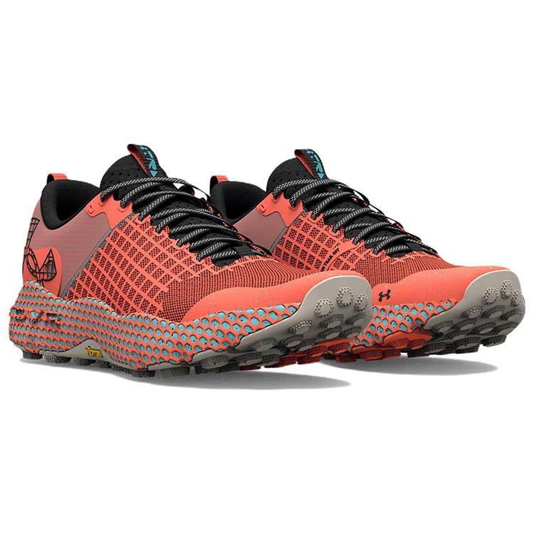 Under Armour HOVR Ridge Electric Tangerine Herren Sneaker Red Cloudless-Sky 3025852-601