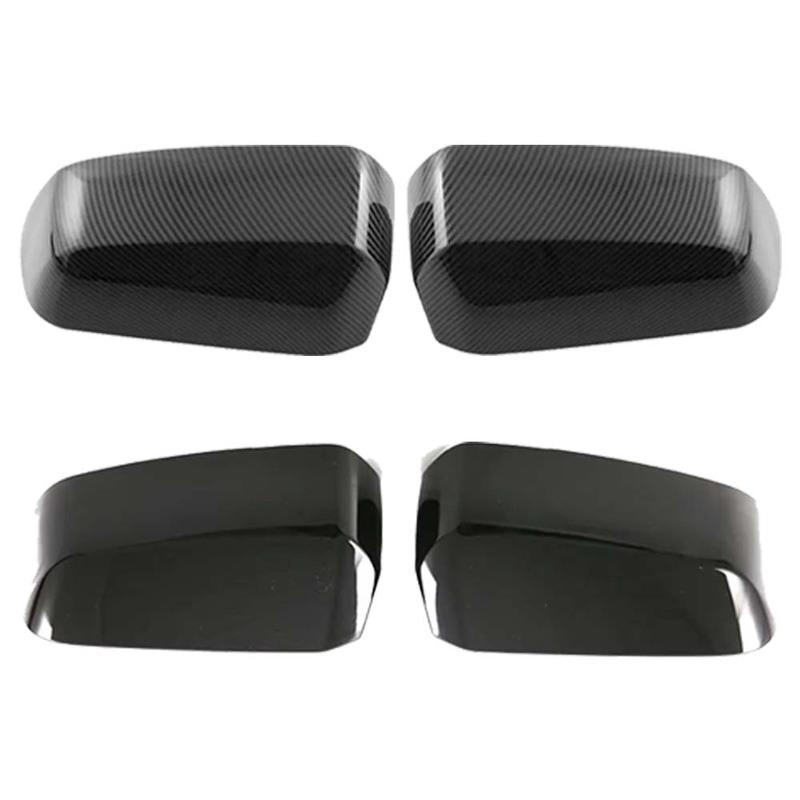 Door Mirror Cover For RANGER  Carbon Fiber Glossy Black Car Rearview Accessories Car Decoration Exterior Styling