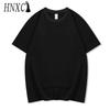 HNXC Cotton Short Sleeve T-shirt Men's Fashion Loose Half Sleeve Shirt Printed Compassionate Shirt