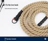 Gym & Outdoor Arm Strength Climbing and Battle Rope – Fitness, Tug of War, Swing, and Hemp Rope