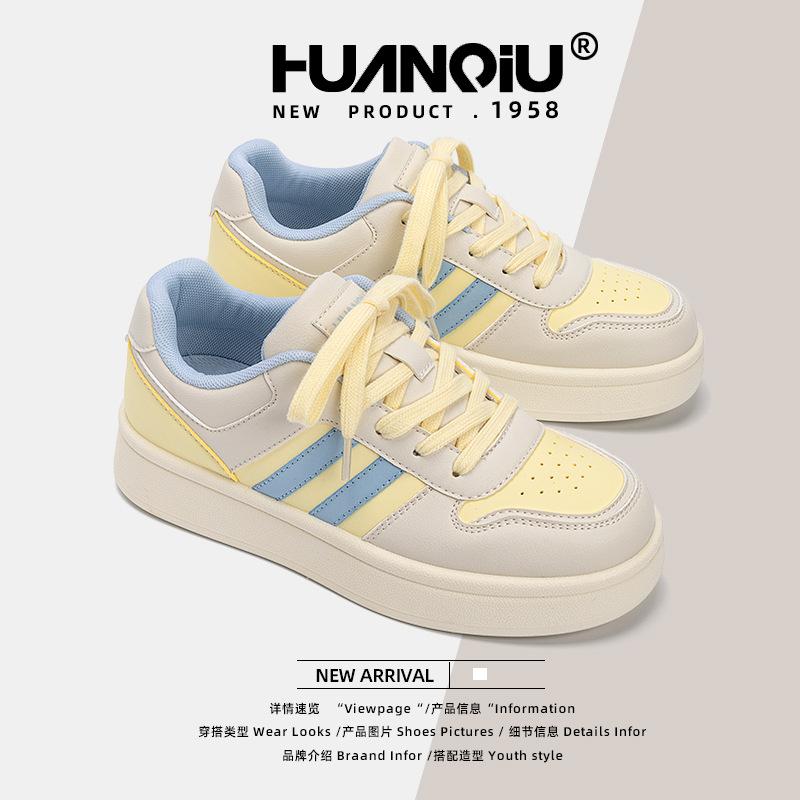 Global thick baseplate shoes women's ZHQ68119 new spring versatile niche student casual women's shoes heightening shoes women