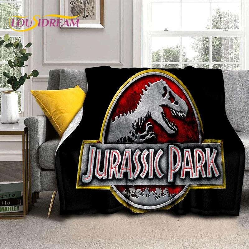 3D Cartoon Jurassic Park Dinosaur Dino Soft Flannel Blanket for Beds Bedroom Sofa Picnic,Throw Blanket for Outdoors Leisure Gift