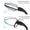 1/2Pcs Bicycle Handlebar Rear View Mirror Mountain Bike Wide Range Back Sight Reflector Adjustable Bike Mirror