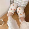 Demaru Cute Fruit Winter Warm Fur Ribbon Indoor Slippers
