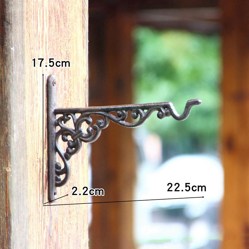 Retro Cast Iron Bird Wall Hooks & Hangers for Baskets & Lanterns