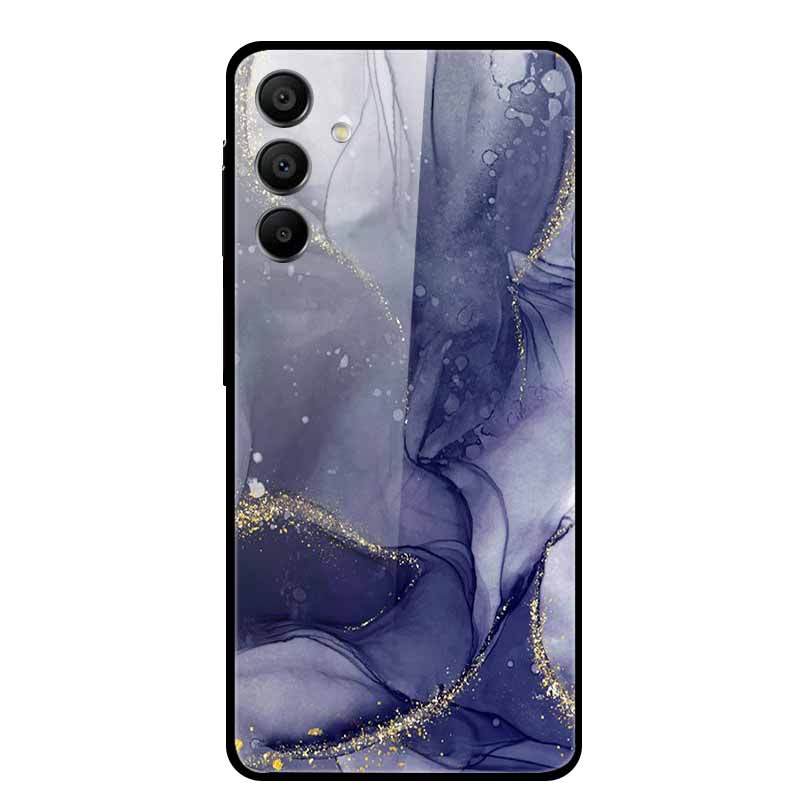 For Samsung Galaxy A16 5G Tempered Glass Case Back Cover Hard Phone Cases for SamsungA16 6.7" Fundas Fashion Protector New Coque
