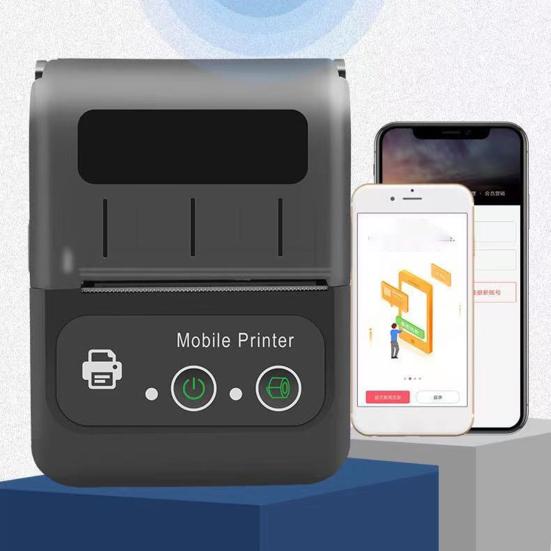 1 Set Mini Thermal Printer No Ink Required Large-capacity Battery Rechargeable Stable Signal