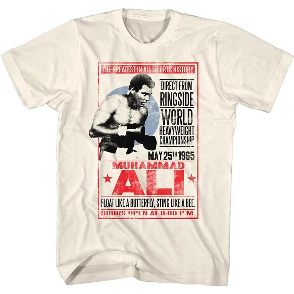 Muhammad Ali 1965 Poster Tshirt S