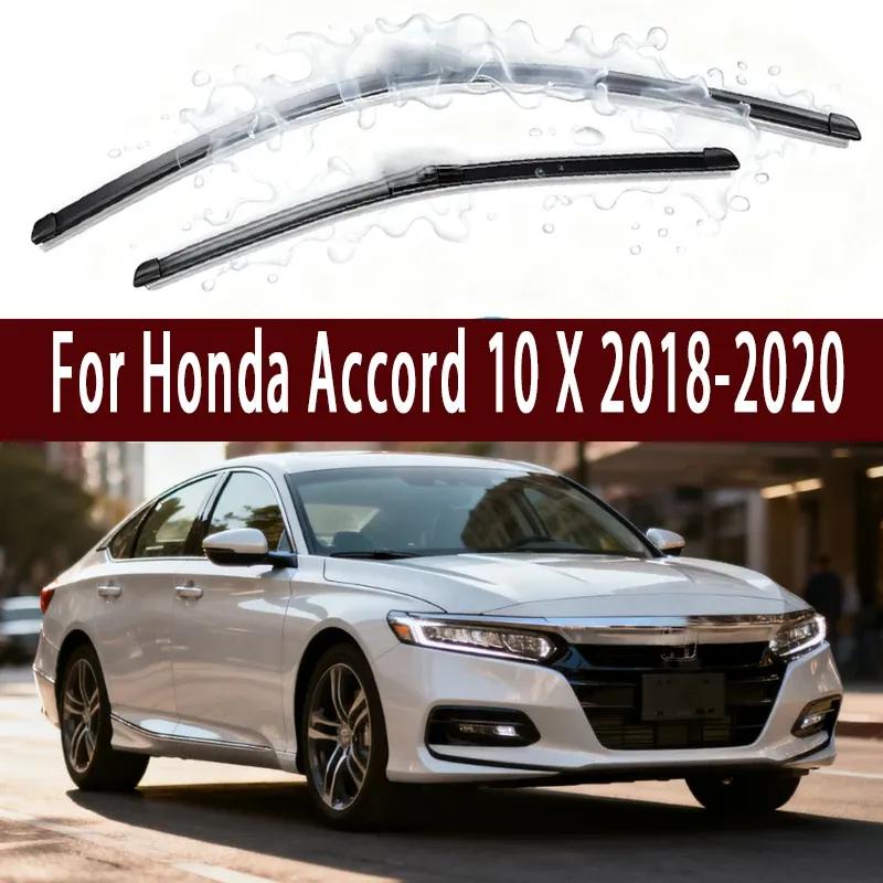 For Honda Accord 10 X 2018 MK10 10th Gen RHD&LHD Front Windscreen Windshield Double Rubber Car Accessories