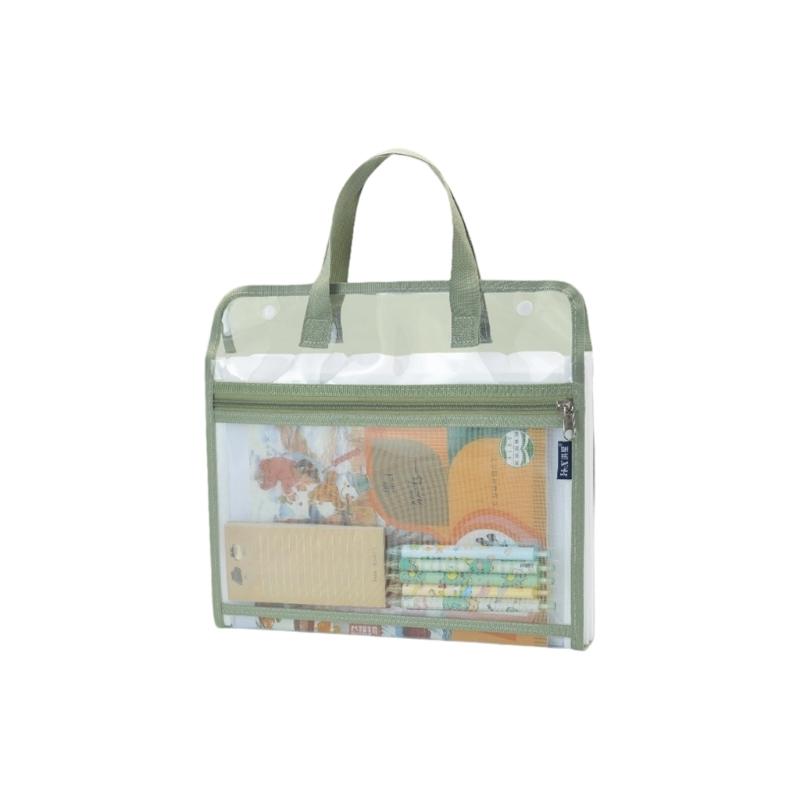 13 Pocket Expandable File Folder Expanding Document Organiser Sorting Folder Water Resistant Clear PVC Document Folder