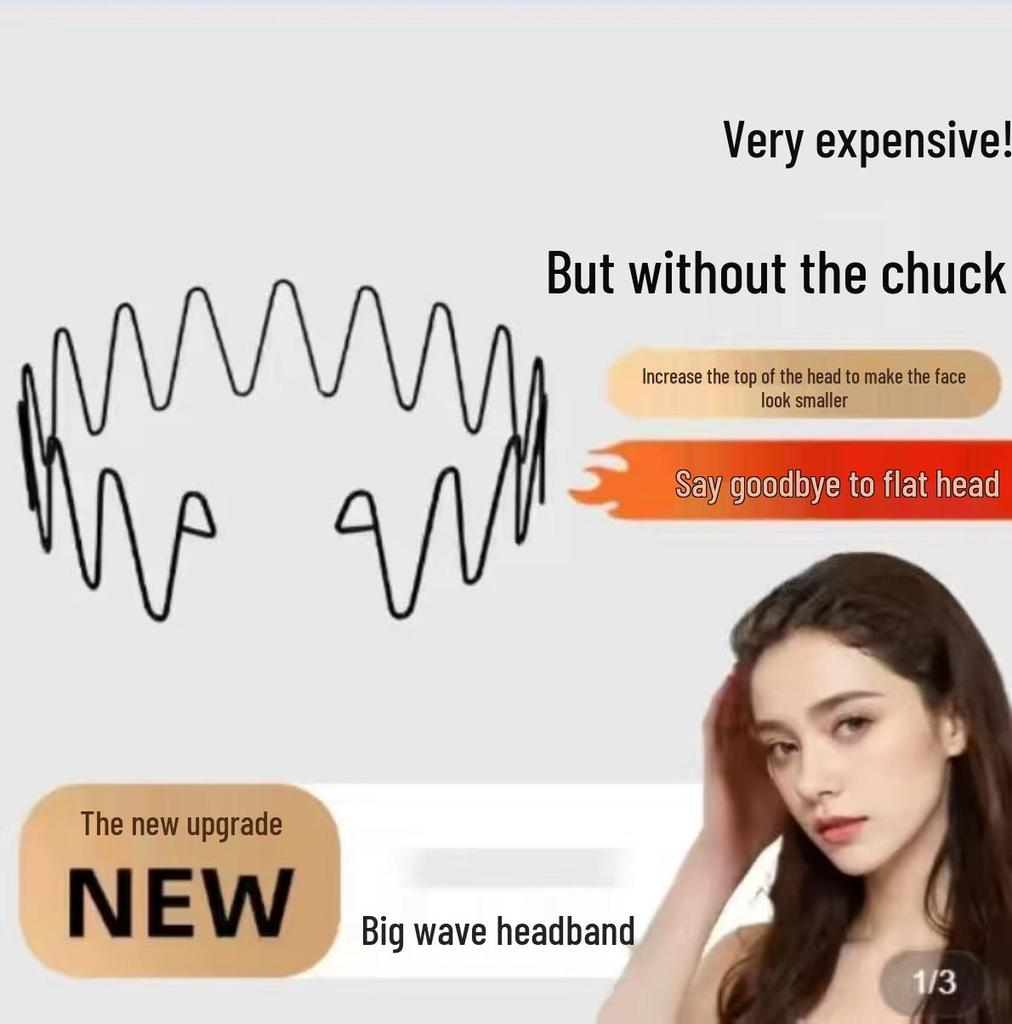 Men's & Women's Invisible Sports Headband: Back Wave Hair, Korean Style Face Wash & Hairpin Headband