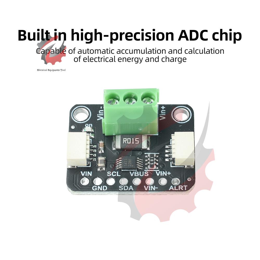 High Precision Current Voltage Power Monitoring Module With Qwiic Interface INA228 INA237 For Solar Industrial Energy Monitoring