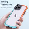 Custodia in Silicone per Apple 16 Pro Max con Cornice Color Block e Protezione Anti-urto per iPhone 16.