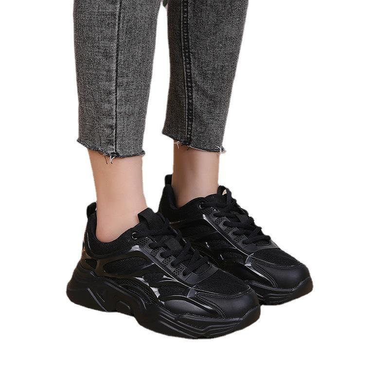 Atmungsaktive und bequeme, hochsohlige Dad-Schuhe für den Außenbereich, trendige Paarschuhe, lässige Sportschuhe