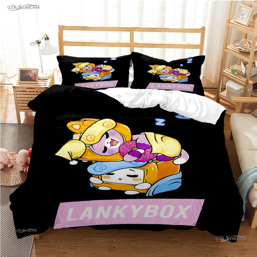Box Cartoon Casal All Season Duvet Cover Comforter Bedding Sets Soft Quilt Cover And Pillowcases Boys Single/Double/Queen/King