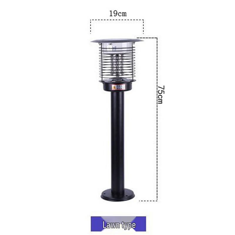 Xixun Solar Outdoor Stainless Steel Mosquito Killer Lamp