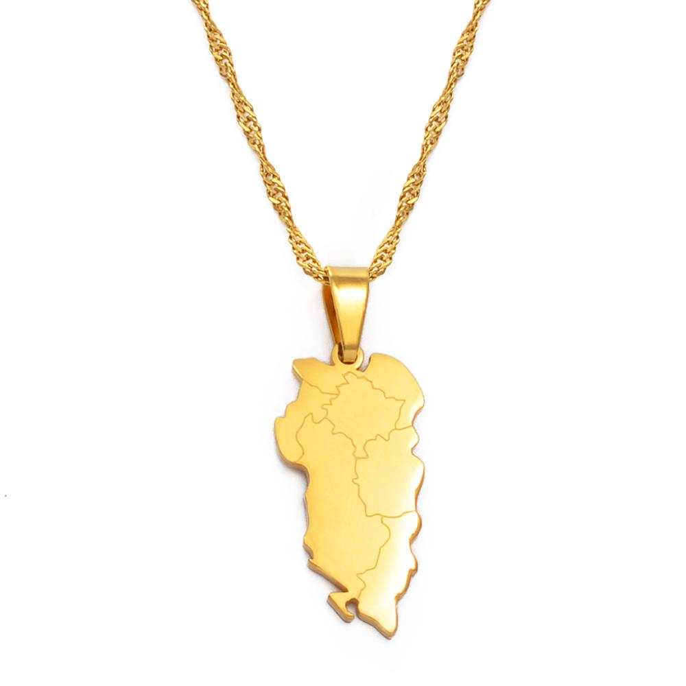 Anniyo Albanien Anhänger Halsketten Albanische Shqiperia Schmuck ShqipëriaeMadhe #534062