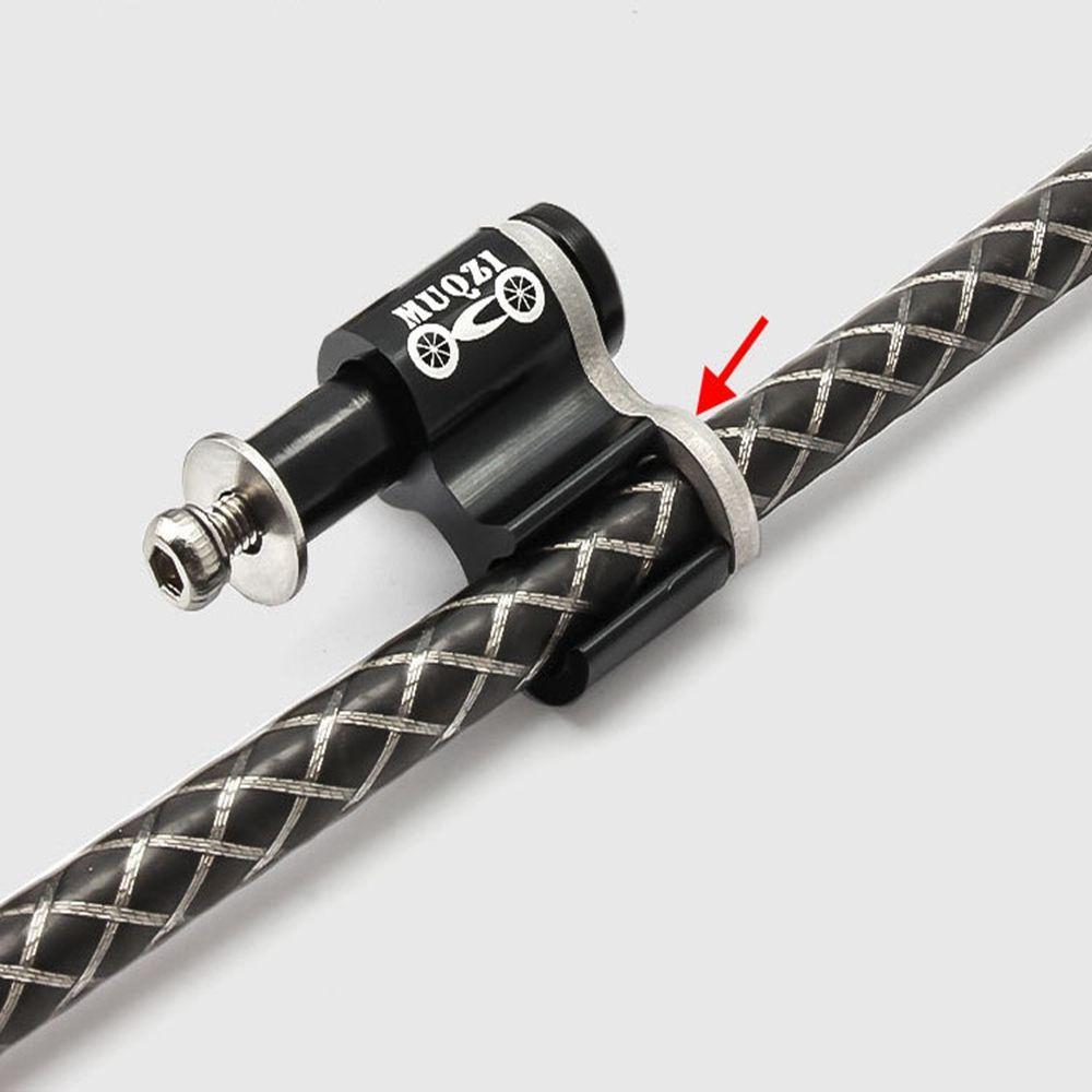 Wire Trap Conversion Seat Adapter Guide Bike Cable Grip Oil Tube Fixed Tubing Alignment Organizer