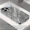 Marble patterned glass phone case suitable for iPhone 17 16 15 14 13 12 11 Pro/Max/Plus anti drop and shockproof back cover