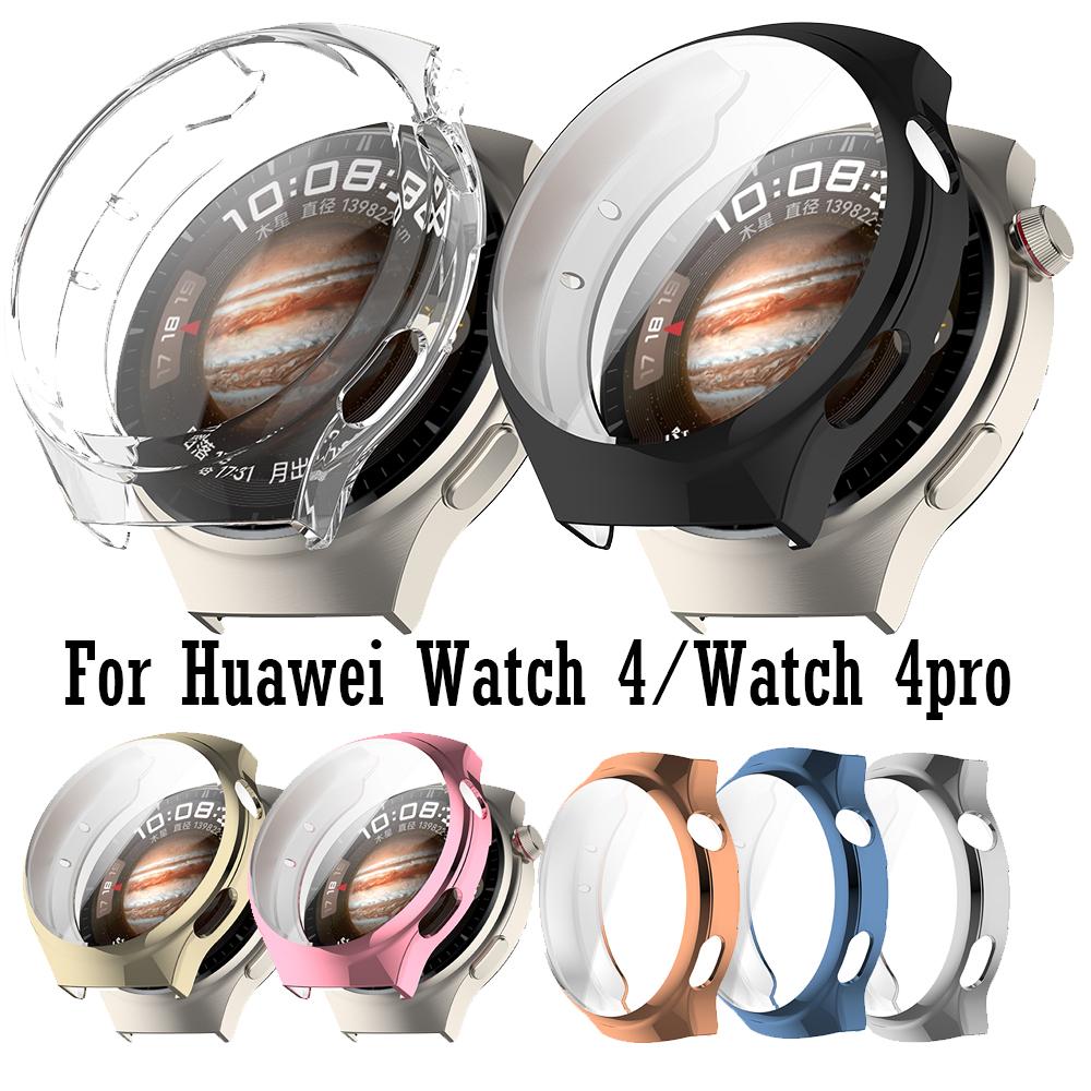 Protective Case For Huawei Watch 4 Pro Screen Protector Case For Huawei Watch 4 Full Smart Accessories TPU Soft Protective Shell