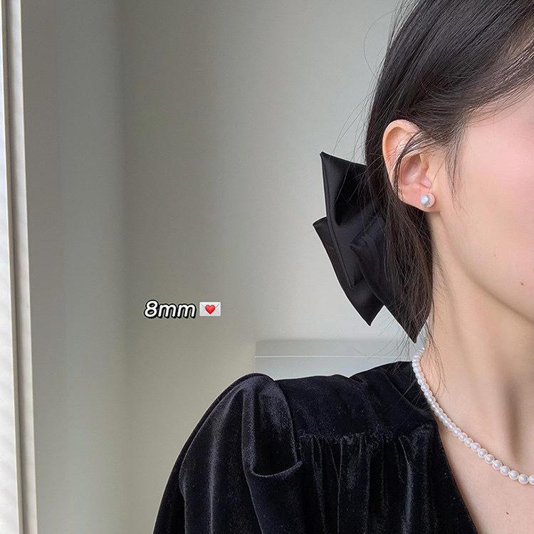 Feverins pearl stud earrings women's year new trendy earrings women's earrings temperament Korean high-end sense
