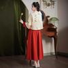 Autumn/Winter Retro Tang Suit: Chinese-Style Hanfu Cheongsam Set