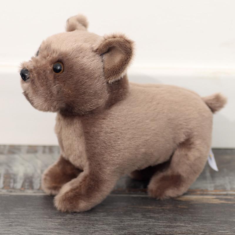 20/30cm Simülasyon Bulldog Peluş Bebek Sevimli Dachshund Çocuk Yatıştırıcı Bebek Gerçekçi Evcil Hayvan Köpek Serisi Peluş Dolgulu Oyuncak Çocuk Hediyesi