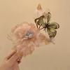 Flower Hair Claw Plastic Side Hairgrips Elegant Hairpins  Parties