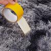 Soft Fluffy Plush Tie-Dye Carpet Gradient Long Fine Hairs Fabric Bedside Mat Rug For Girl's Bedroom Non-Slip Mat Home Decor