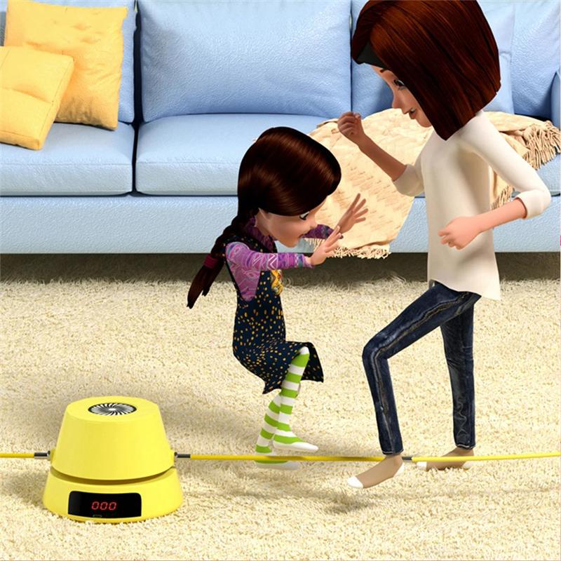 Good-Fully Intelligent Automatic Rope Sling Cat Teaser LED Backlit LCD Soft Plastic Rope Cat Cat Fishing Rod