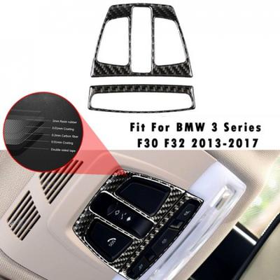 Front Carbon Fiber Roof Reading Light Cover For BMW 3 Series 2013-2017 F30 F32