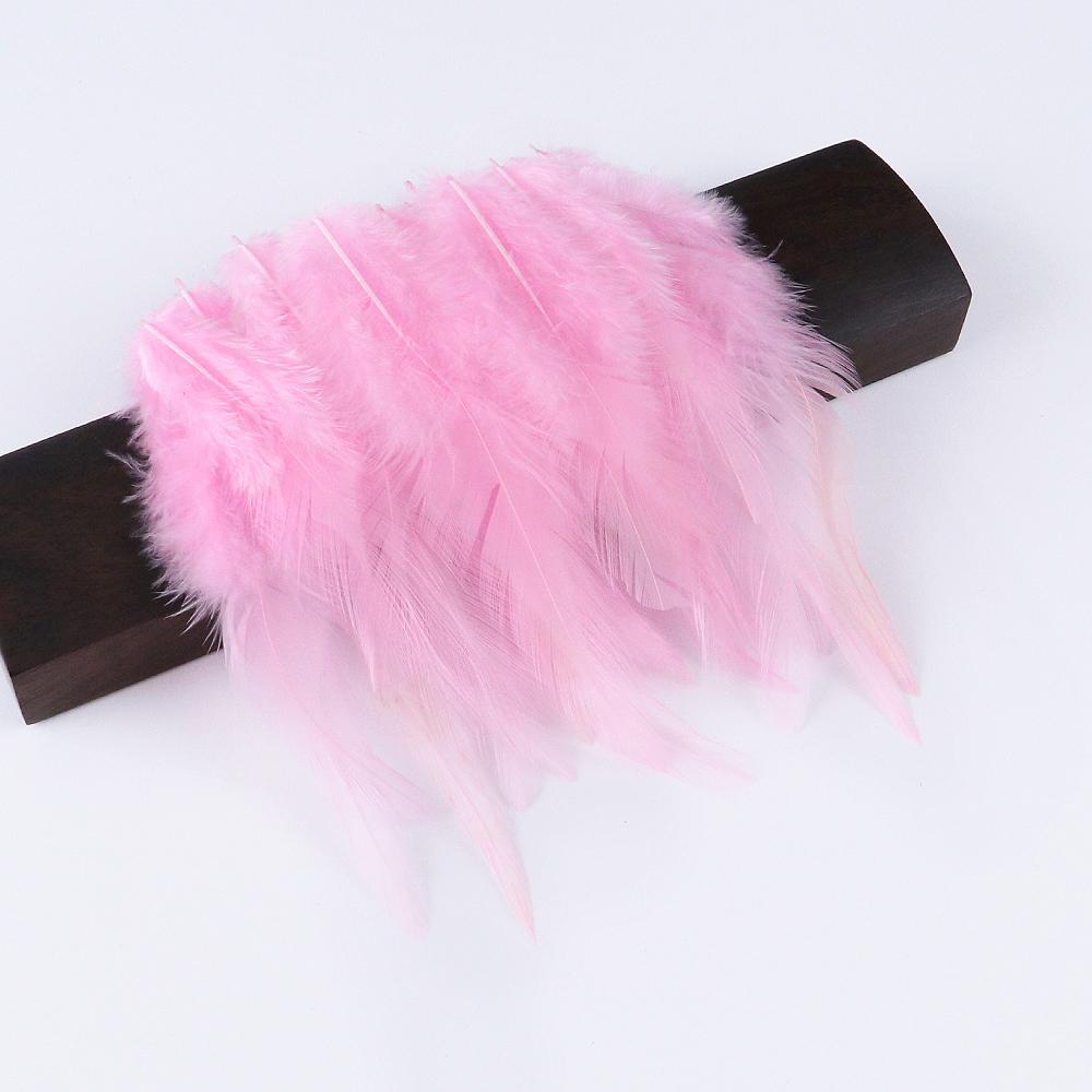 50Pcs High Quality Pheasant Rooster Feather 4-6"/ 10-15Cm Natural Dyed Chicken Plumes for Crafts DIY Jewelry Earring Accessories