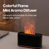7 Color Flame Aroma Diffuser Humidifier Creative Desktop Night Light Ultrasonic Fragrance Mist Maker Home Office Aromatherapy