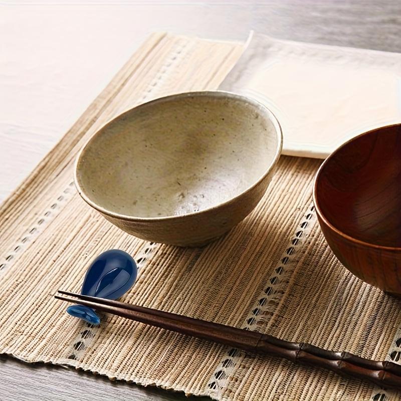 6 stuks Walvisvormige Keramische Eetstokjessteunen, Kleurrijke Pastel Keramische Bestekhouders voor Japans Dineren, Tafeldecoratie voor Thuis