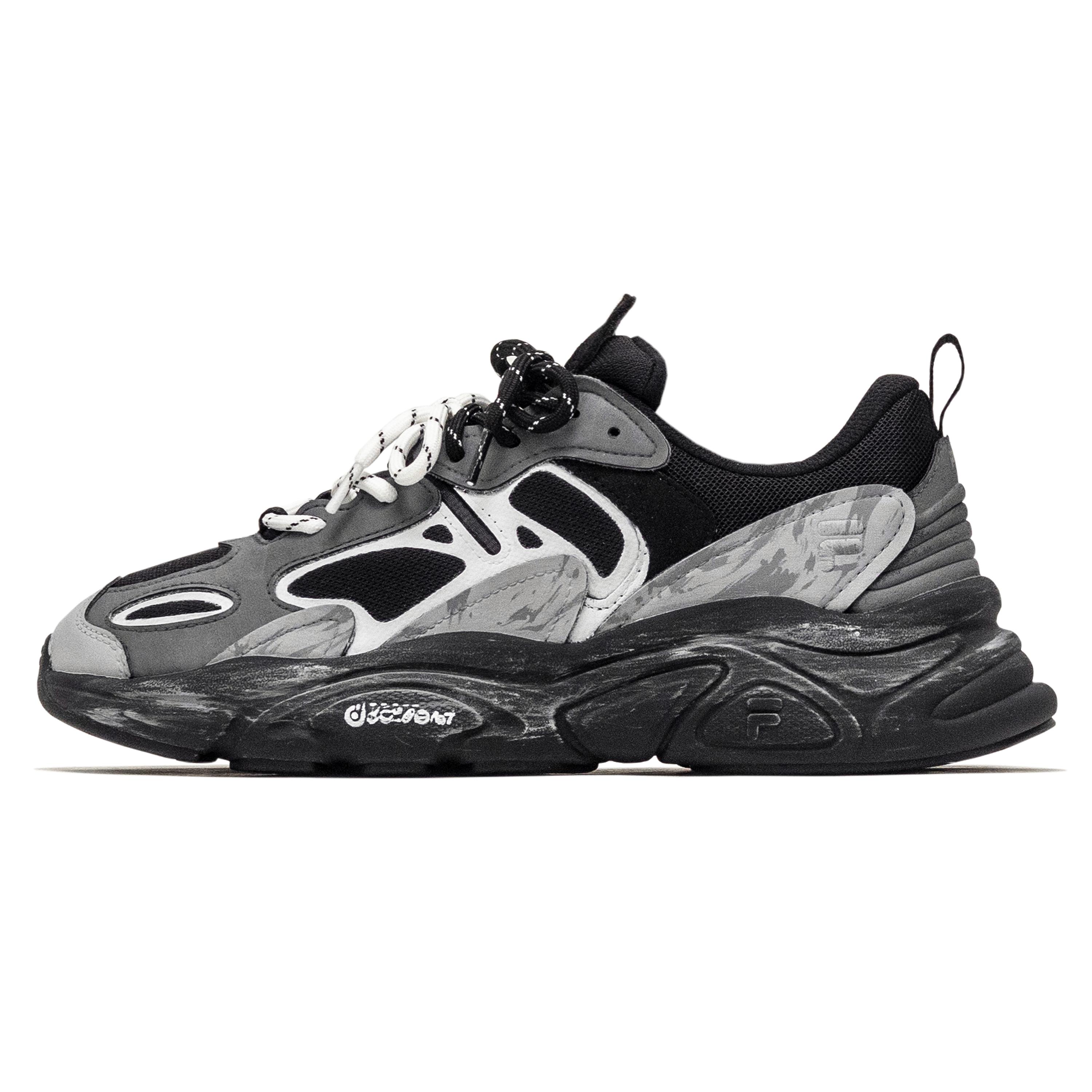 FILA Mars 2 Gray Storm Abrasion Resistant Low top Casual Shoes Men s F12M141116FBK(Team1387-) 42.5
