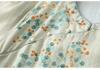 Chinese Style Fresh Age-Reducing Qipao Dress: Stand Collar, Diagonal Placket, Slim-Fit, Mid-Sleeve, Summer Cotton-Linen Blend for Women.