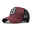 Personality Letter New Design Retro Mesh Baseball Cap for Men Women Autumn Summer Snapback Hat High Top Network Sun Hats Gorras