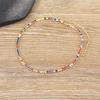 Nidin Fashion Luxury Tennis Chain Women Adjustable Link Necklace Crystal Zircon 7 Colors Choker Gothic Jewelry Gift Gold Plated