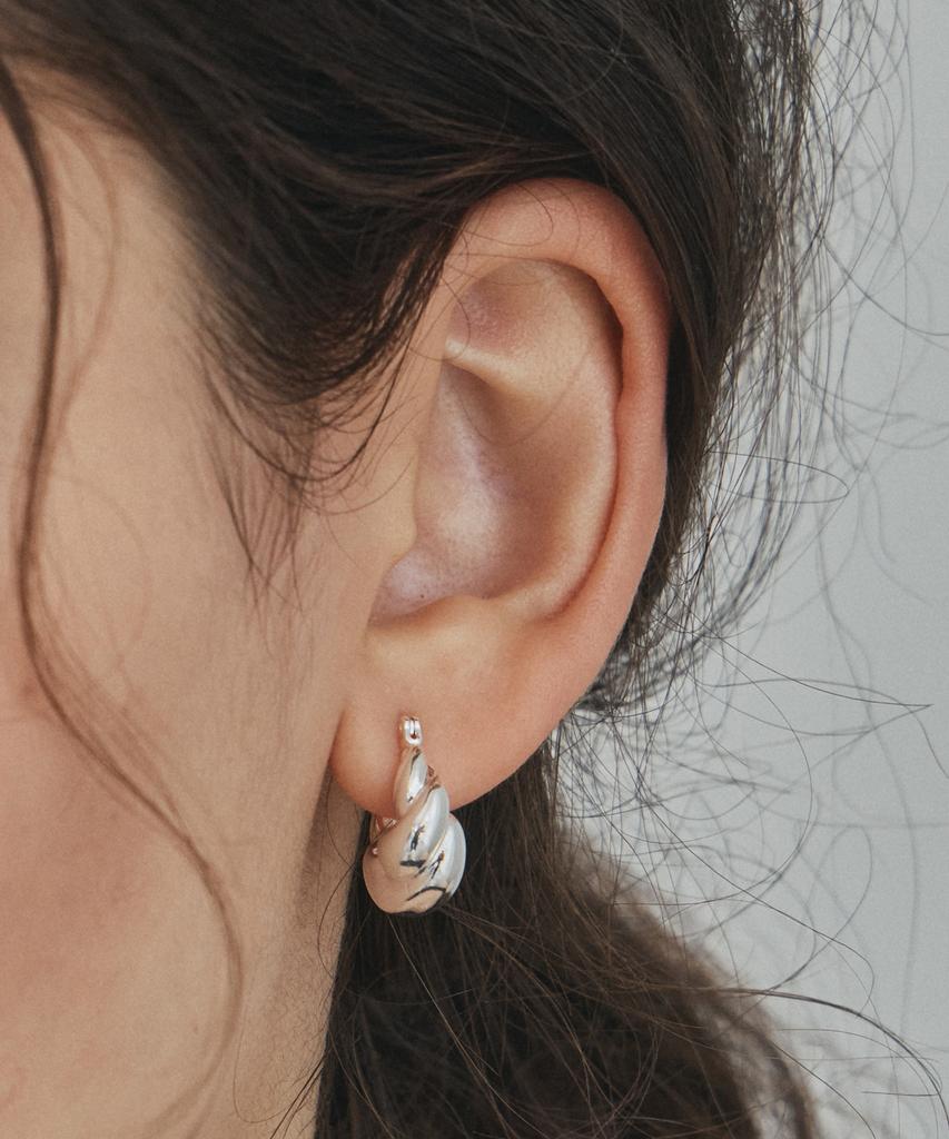 Judy And Paul Croissant Hoop Earrings