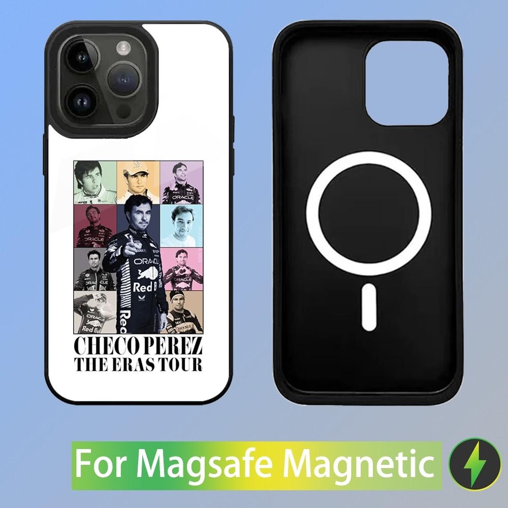 

F1 11 Checo S-Sergio P-Perez Phone Case For iPhone 16,15,14,13,12,11,Plus,Pro,Max Mini Magsafe Magnetic Wireless Charging iPhone13