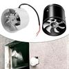 Duct Vent Fan Extractor Fan Kitchen Restaurant Metal-reinforced Blades 1-piece Molded Design For Kitchen Ventilation