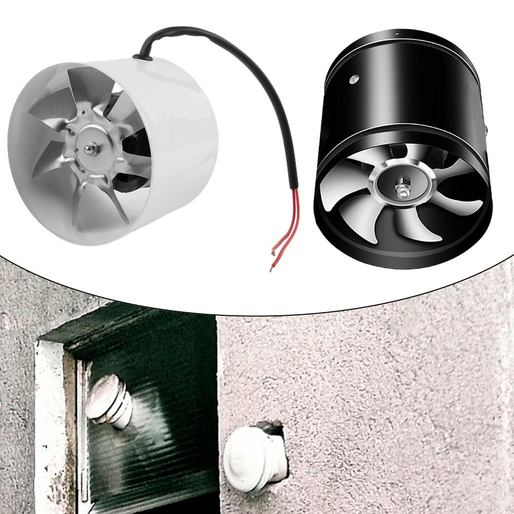 Duct Vent Fan Extractor Fan Kitchen Restaurant Metal-reinforced Blades 1-piece Molded Design For Kitchen Ventilation