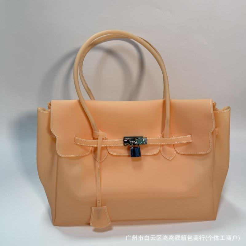 Li nuova estate nuova kiiikiii borsa in gelatina borsa a shopper borsa a tracolla grande capacità borsa da ascella