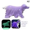 Luminous Ghost Dog Statue Ghosts Walking Dog Figurine Halloween Decoration Resin Ornament Home Festival Party Decoration