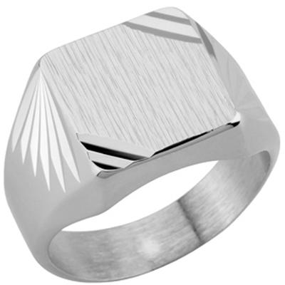 Silver signetring 'Karl'