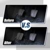 Anti-Slip Clutch Brake Pedal Cover Car Pedal Cover Fit for Mazda B2600 Black