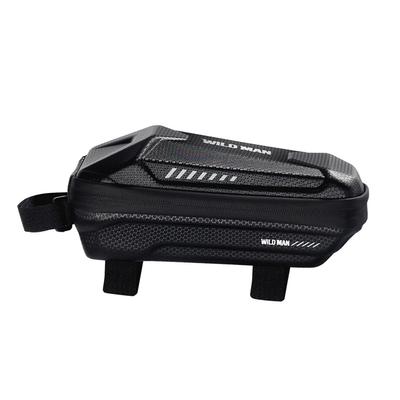 WILD MAN MTB Bike Top Tube Shell Cycling Pouch Bicycle MTB Bike Front Frame Storage Bags Waterproof Hard Shell Pouch