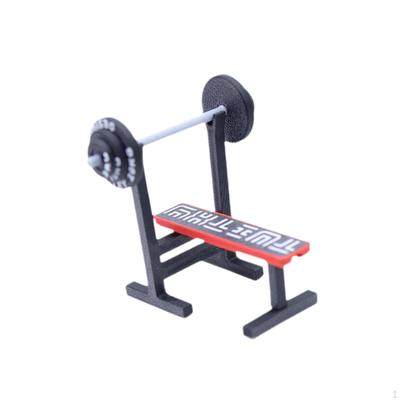 Dollhouse Miniature Fitness Equipment Model, Scene, Exercise Equipment, Toy, Gym Scene In