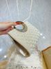 2025New Glamorous Fashion Design Pearl Inlay Wedding Handbag Lady Shiny Chain Shoulder Bag Crossbody Bag Evening Bag Party Purse