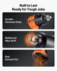 Air Impact Wrench, 1/2" Drive Pneumatic Impact Wrench Up To 1490N.m Reverse Torque, 7500RPM 4-Speed Adjustable & Lightweight Pneumatic Gun for Auto
